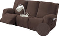 Gennia Waterproof Recliner Sofa Cover - Stretch, Pocketed, Washable