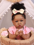 HOOMAI Lifelike Reborn Baby Doll 22.8 in Realistic African American