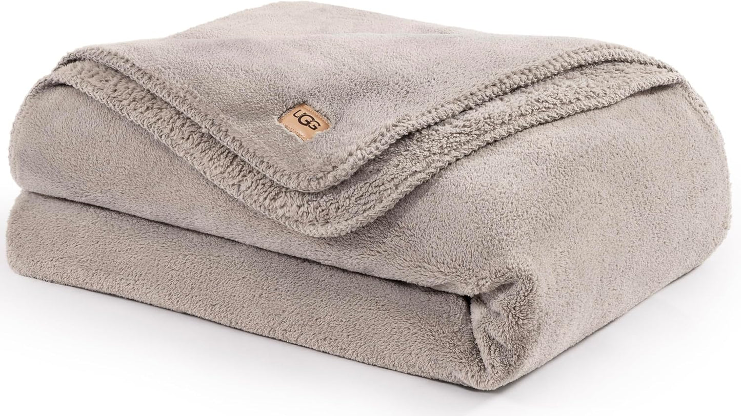 UGG Plush Twin Blanket - Soft Cozy Fleece for Luxury Comfort