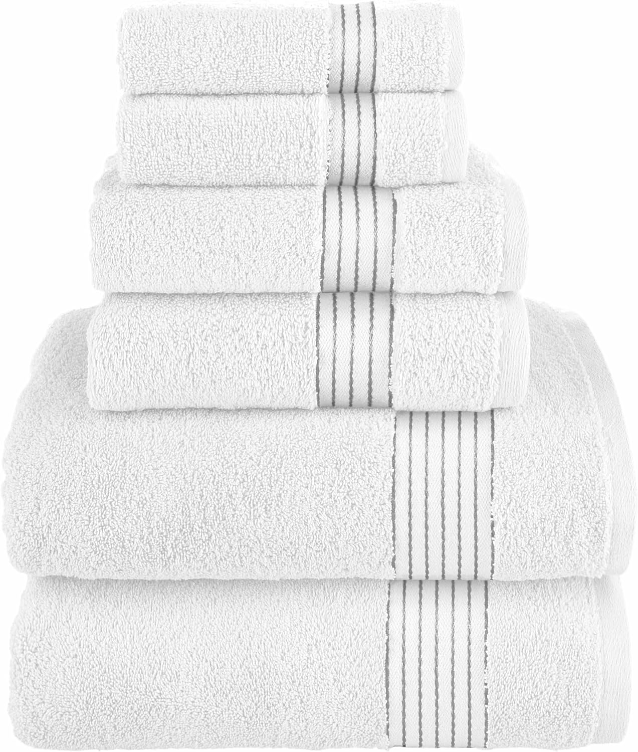 Elegant Comfort Premium Cotton Towel Set - Soft and Absorbent