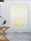 30in x 72in Ivory Cordless Room Darkening Cellular Shade