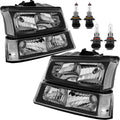 Headlight Assembly Compatible with 2003-2007 Chevy Silverado/Avalanche