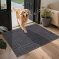 32x48 Entryway Rug Doormat Dark Grey - Low Profile Dirt Trapper