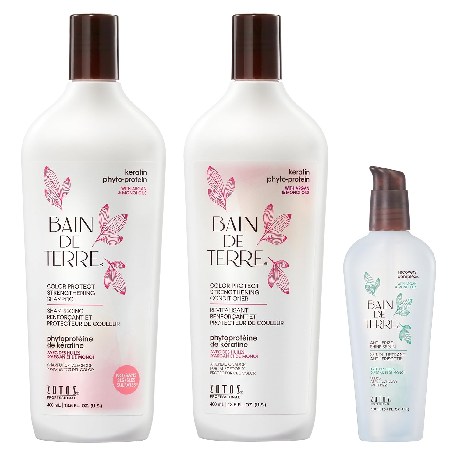 Bain de Terre Keratin Phyto-Protein Conditioner for Color-Safe Hair