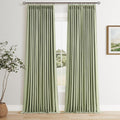 Pinch Pleated Linen Blackout Curtains for Stylish Home Decor