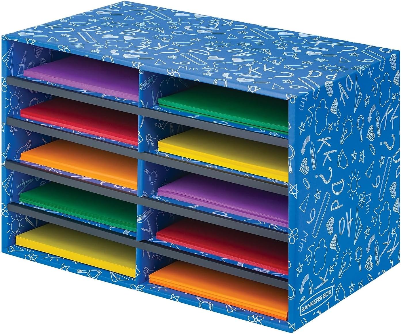 Bankers Box Classroom Collection 10-Compartment Mail Sorters