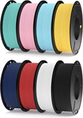 ELEGOO 250g Matte PLA Filament Bundle 1.75mm - 8-Color Pack