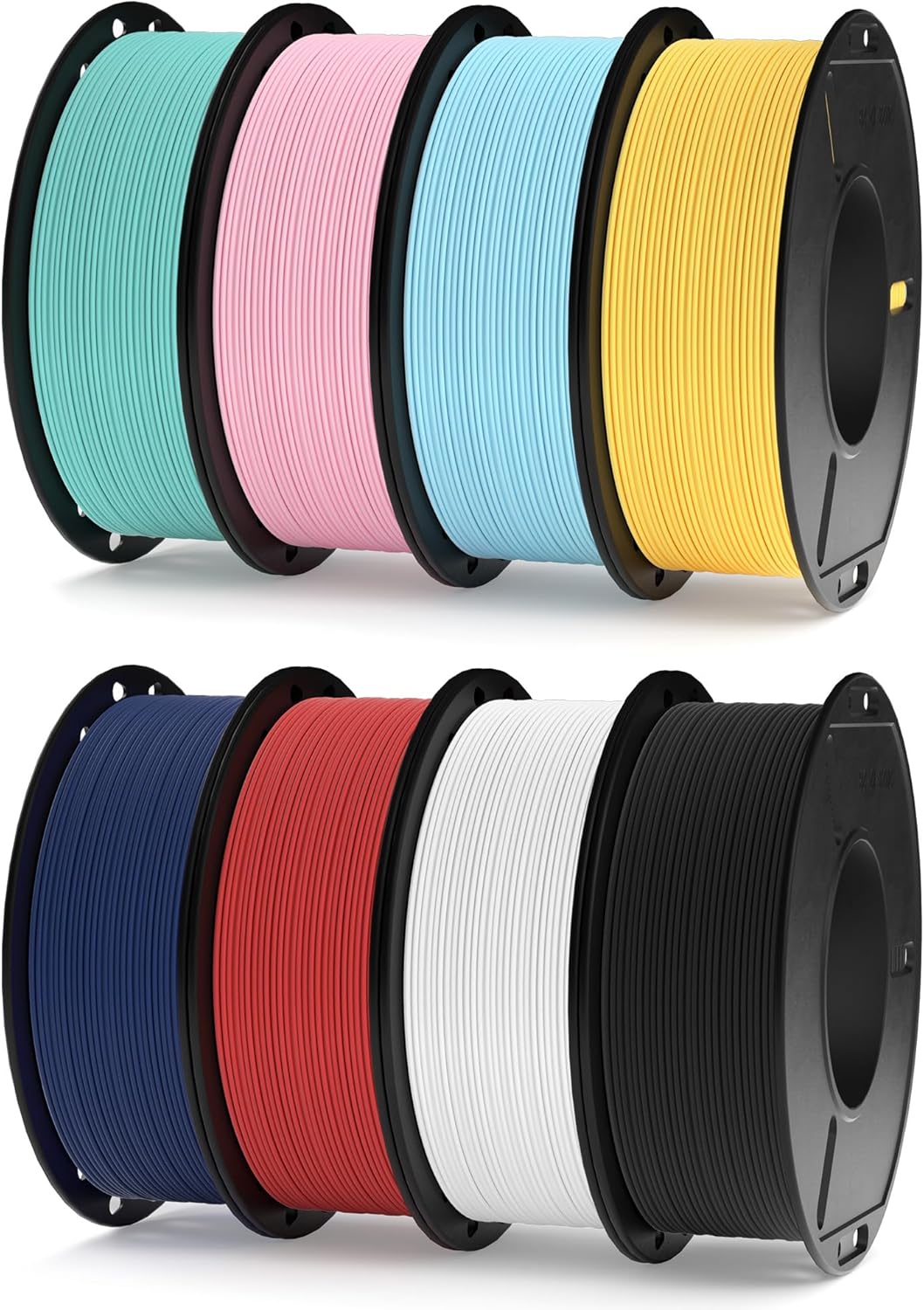 ELEGOO 250g Matte PLA Filament Bundle for 3D Printers