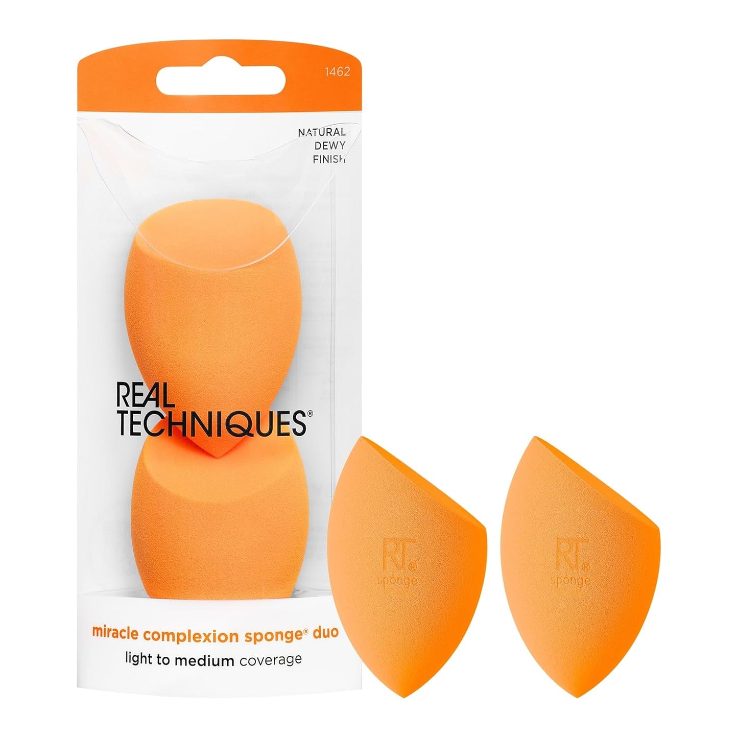 Real Techniques 2-Pack Miracle Complexion Sponges: Flawless Makeup Application
