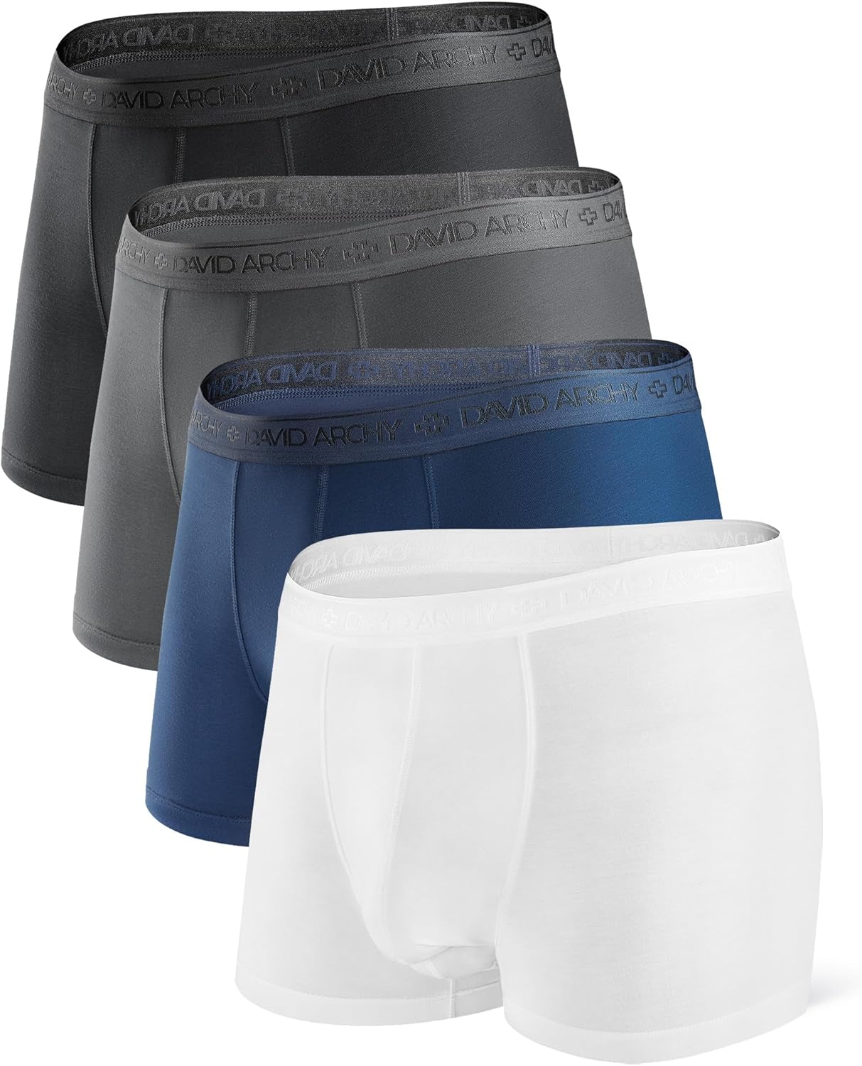 Ultra Soft Modal Dual Pouch Trunks for Men by DAVID ARCHY
