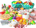 150Pcs Kitchen Playset for Toddlers - Complete Pretend Cooking Set