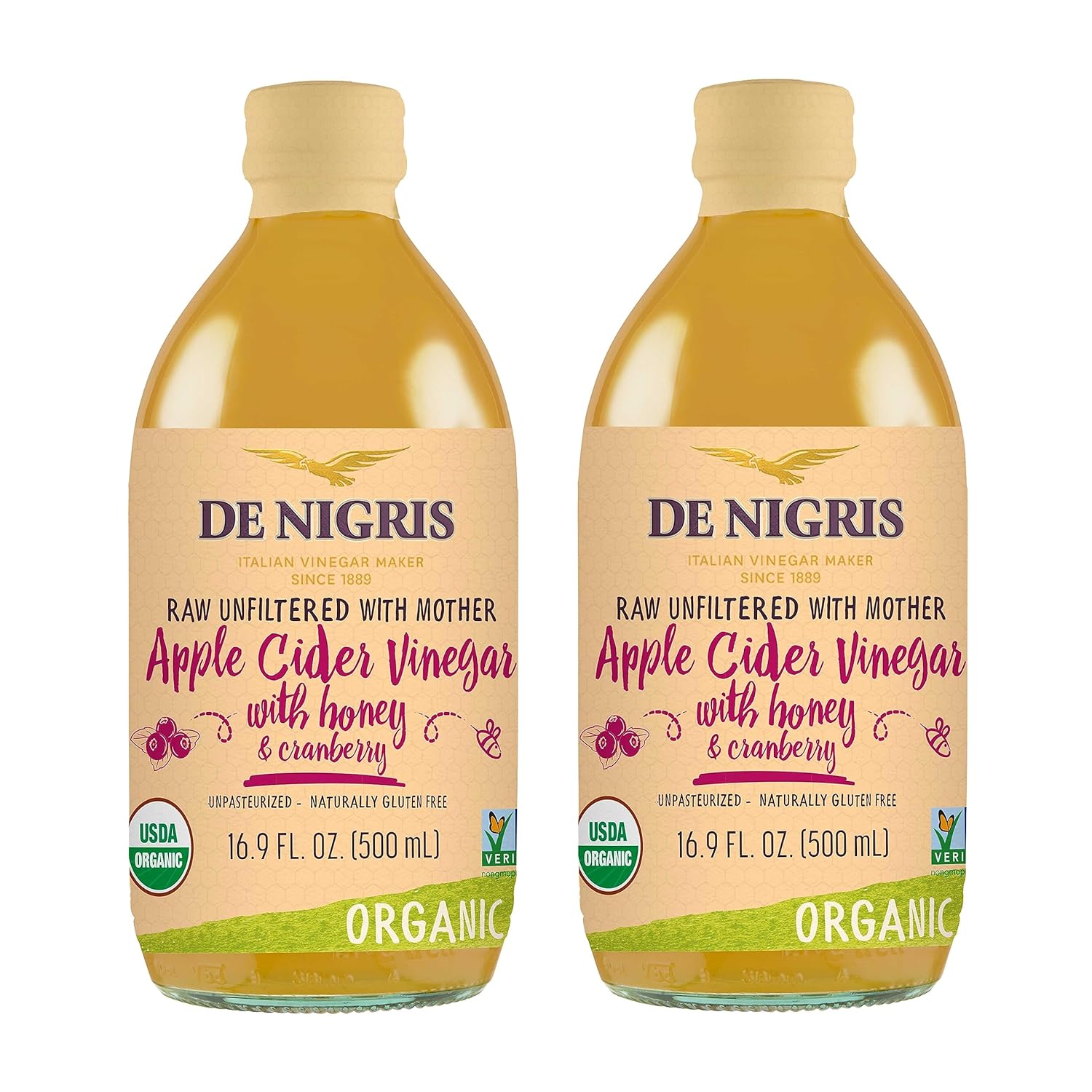 Organic ACV with Honey & Cranberry | Metabolism Balance Boost