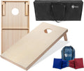 4ft x 2ft Cornhole Boards Regulation Set - Solid Wood with Case