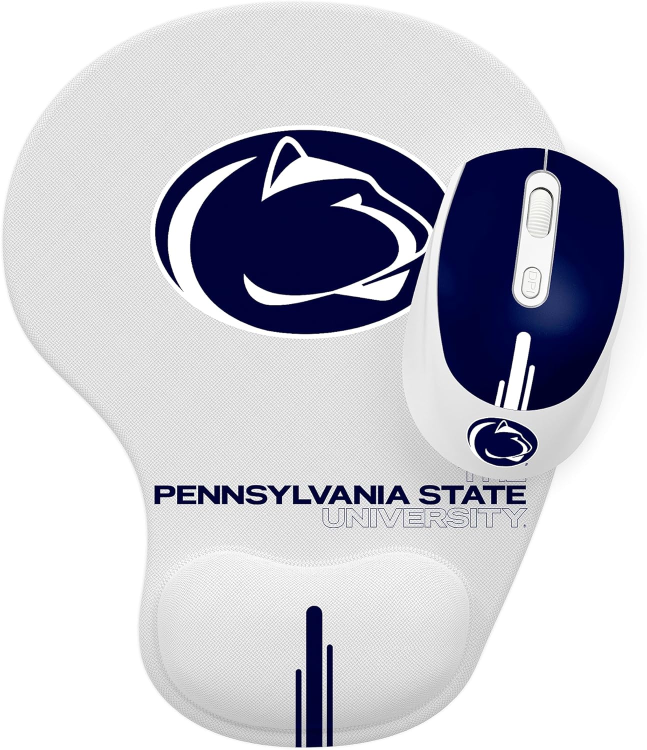 SOAR NCAA Unisex Wireless Mouse with Ergonomic Design and Pad