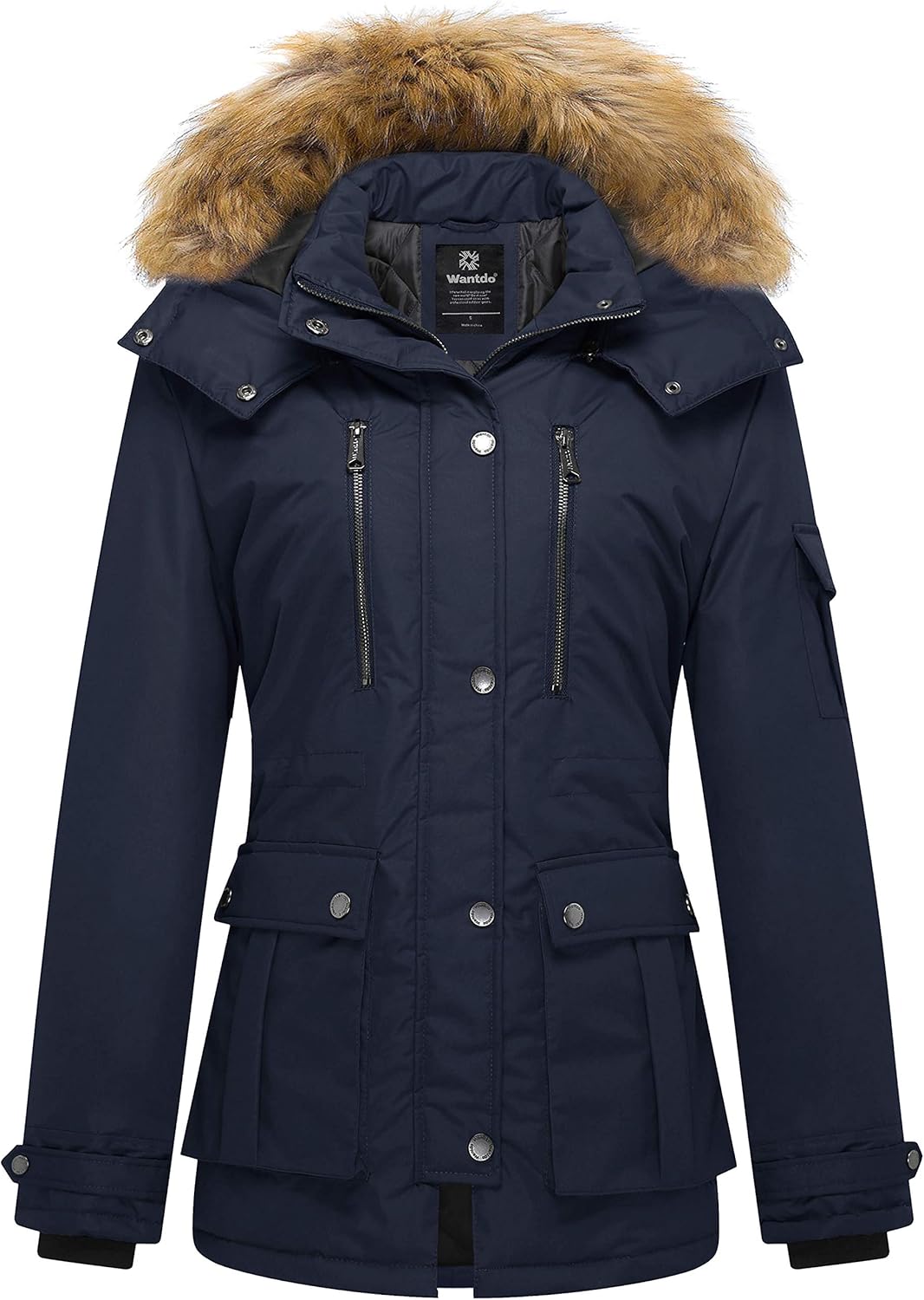 Wantdo Women's Quilted Winter Coat - Warm Puffer Jacket