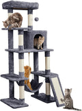 Yaheetech Large Multi-Level Cat Tree 63 in - Stable Play and Rest