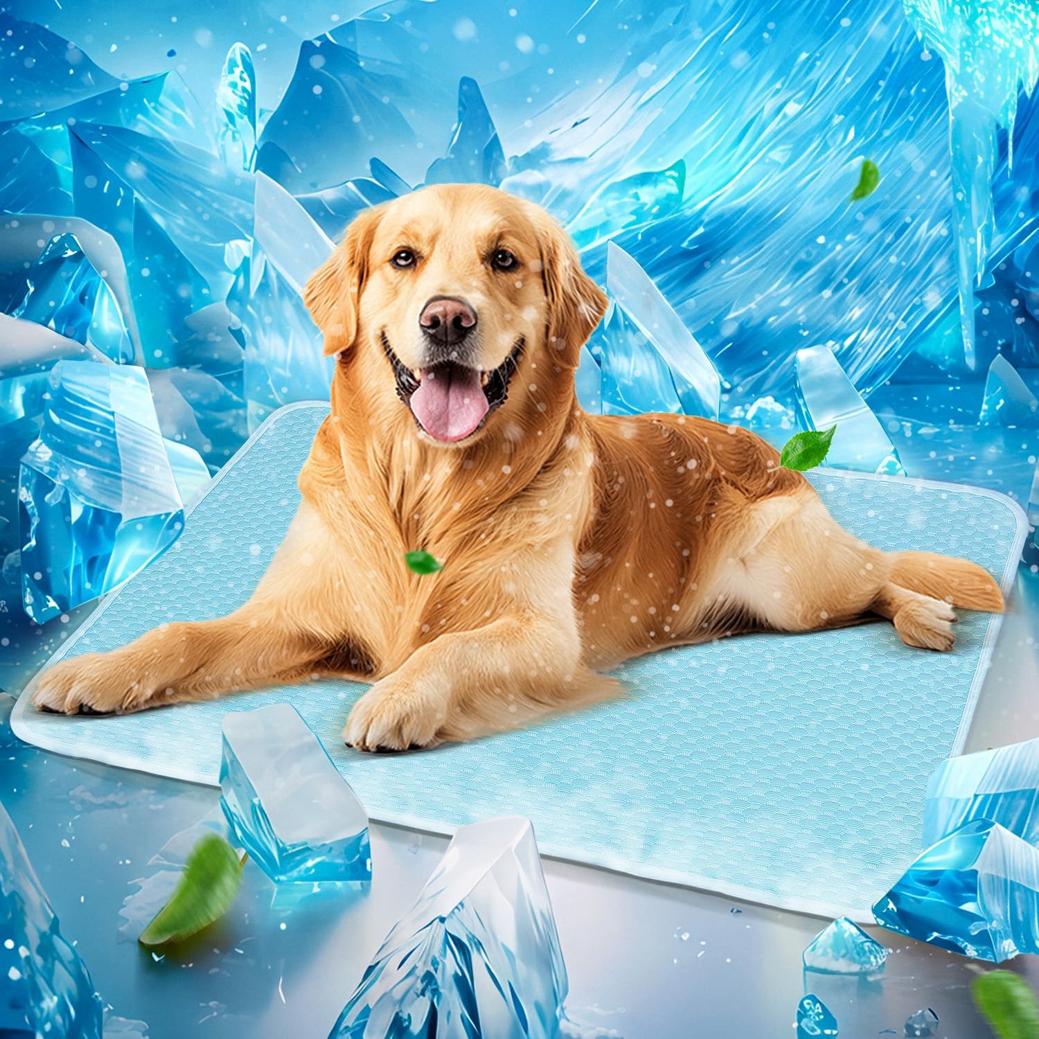 Mora Pets Dog Cooling Mat for Indoor Outdoor Pets 36 x 27 in