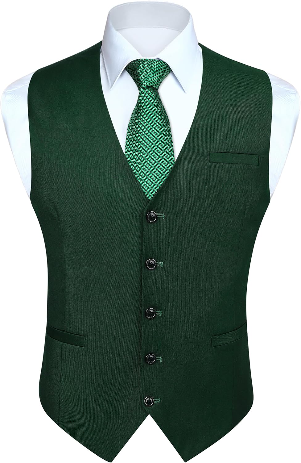 HISDERN Vest 101 Mens Slim Fit Suit Vest for Any Occasion