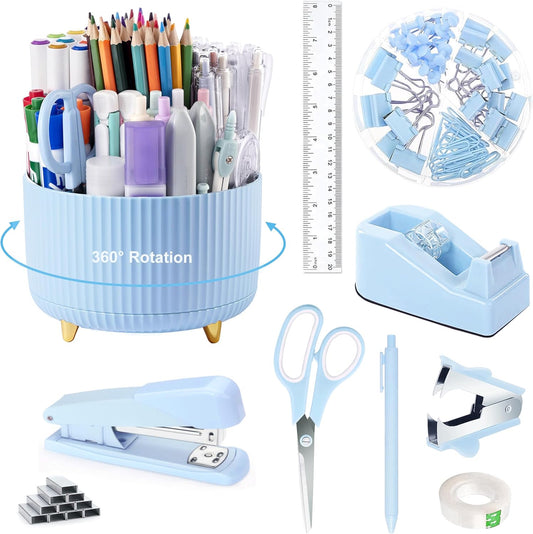 360Pen Holder Set Enhance Desk Organization