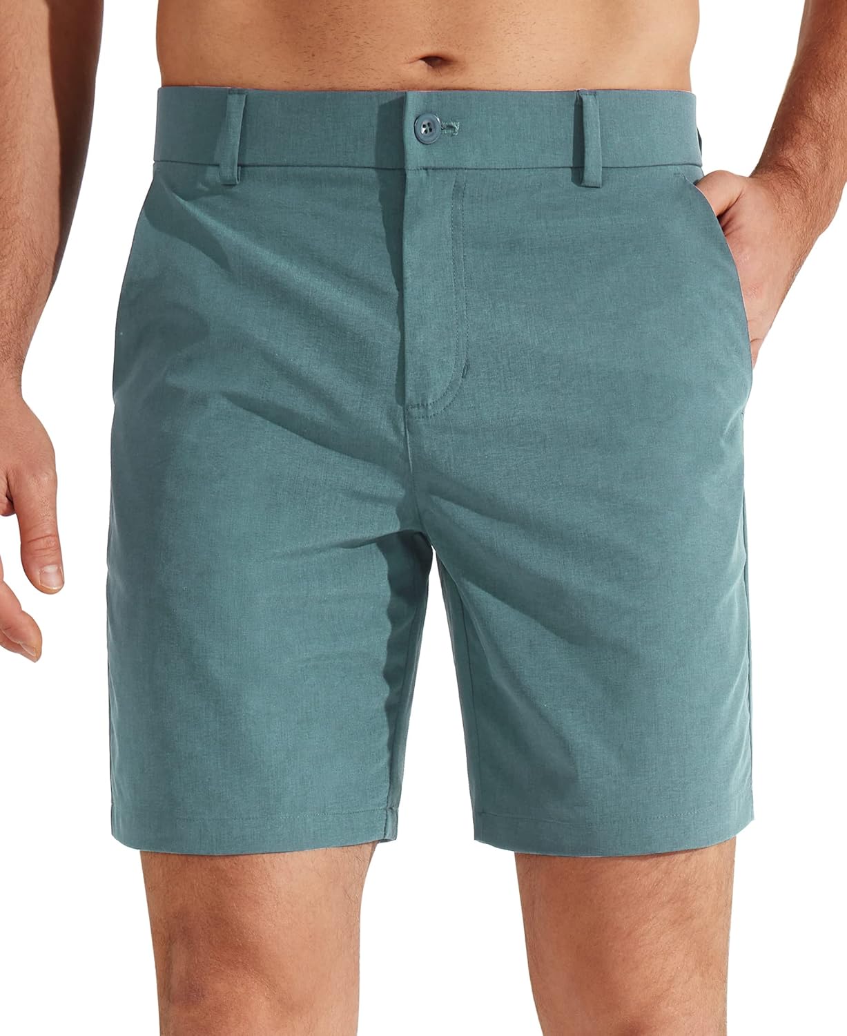 Libin Mens Golf Shorts 7in Quick Dry Lightweight Casual Wear