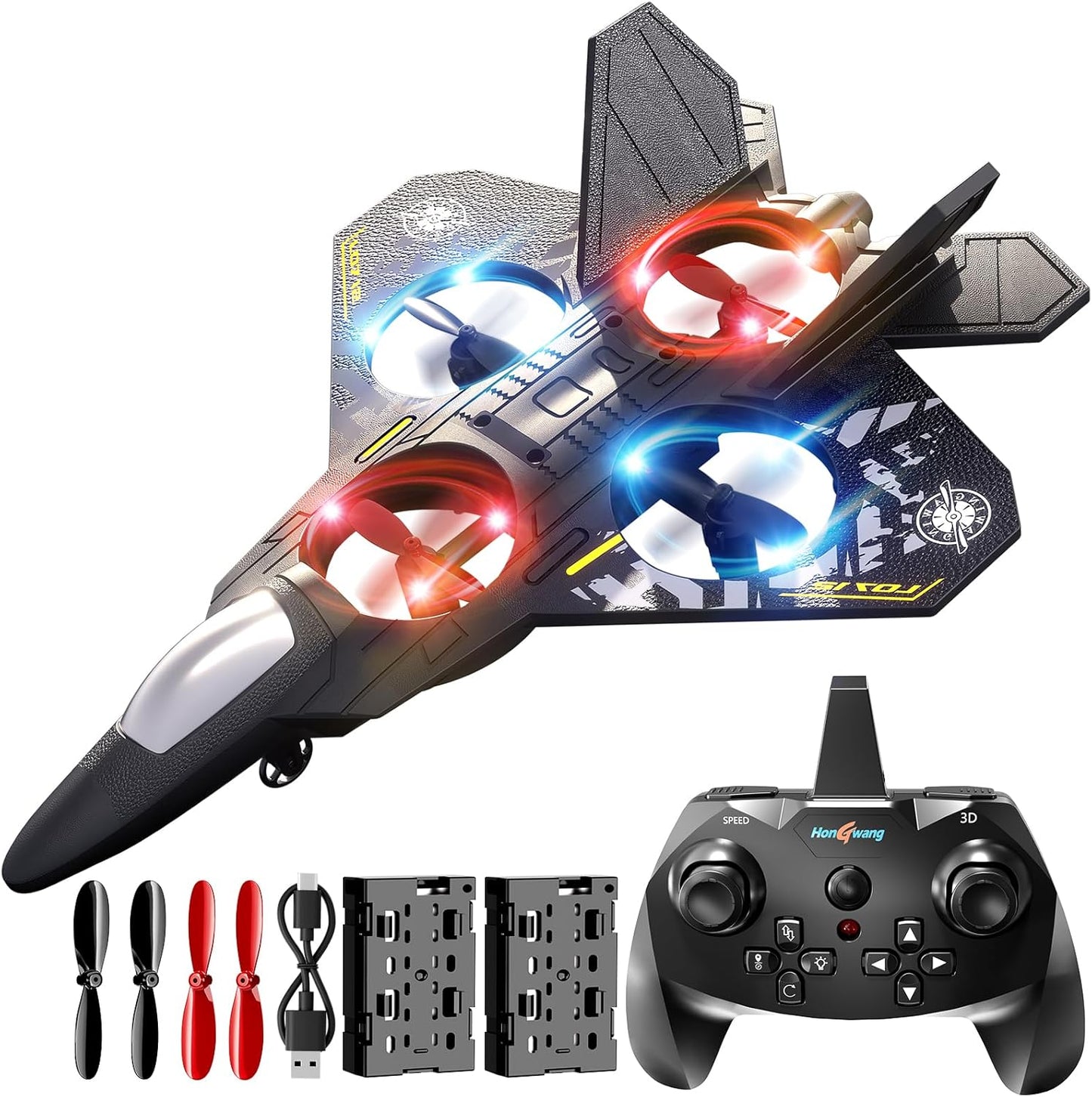 Foam Remote Control Airplanes for Kids - Fun Stunt Jet Toy
