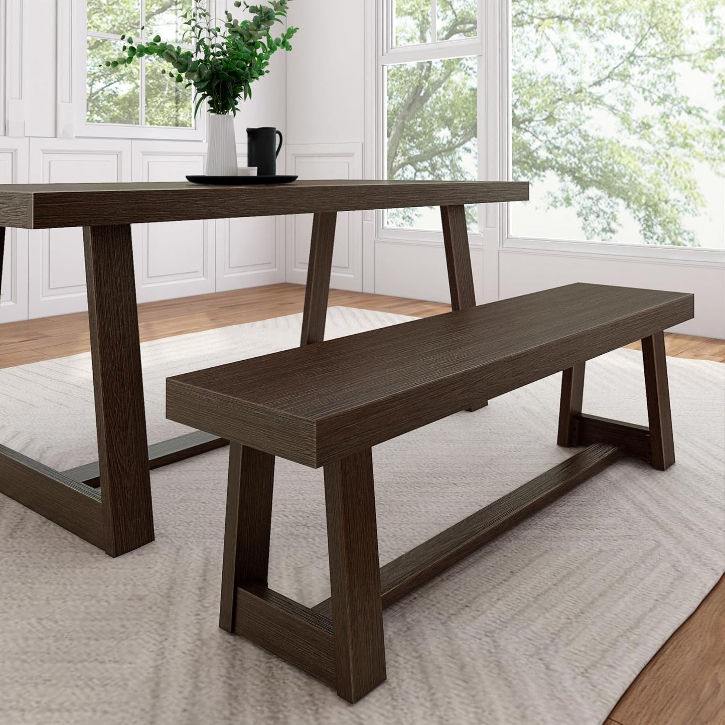 60 Inch Farmhouse Dining Bench for Stylish Home Decor