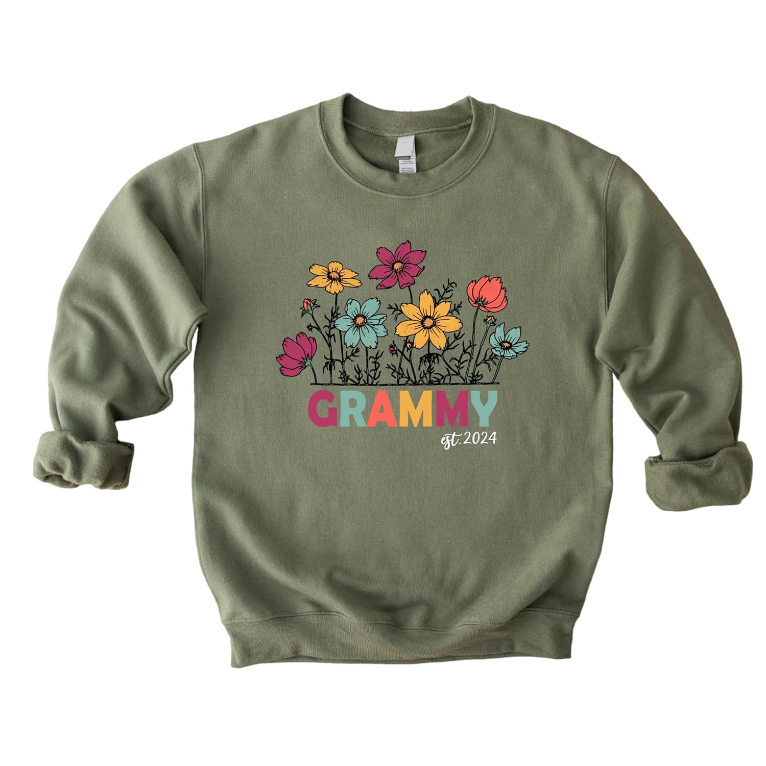 Grammy Wildflowers Sweatshirt - Handmade Love