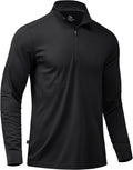 Obla Golf Quarter Zip Pullover for Men Mock Neck - Lightweight Sun