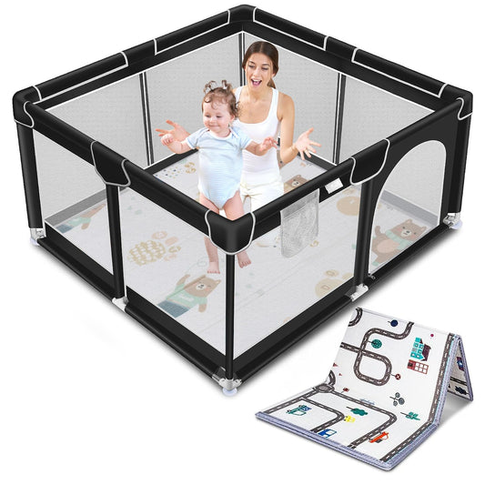 Suposeu Portable Baby Playpen: Safe Indoor/Outdoor Fun