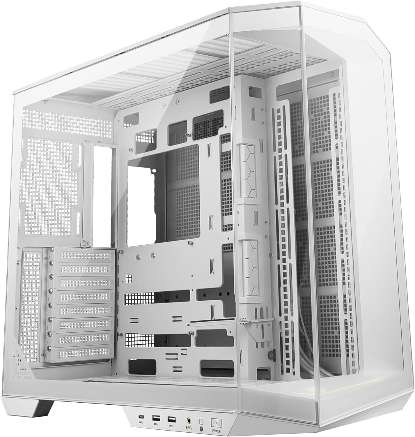 MSI MAG PANO 100L PZ White - Premium Mid-Tower Gaming Case
