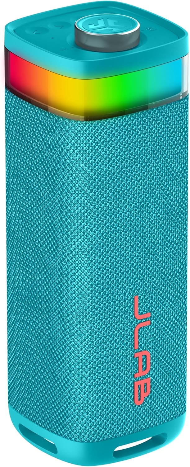 JLab JBuds Party Portable Bluetooth Speaker with RGB Lighting