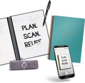 Rocketbook Fusion Plus Executive Notebook 6in x 8.8in Neptune Teal