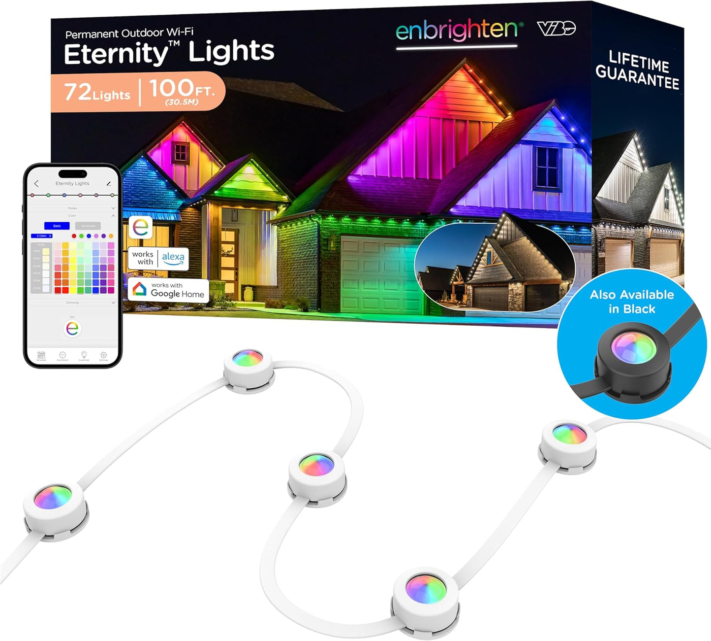 Enbrighten Vibe Eternity Outdoor Lights for Year-Round Decor