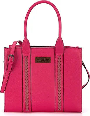 Wrangler Womens Crossbody Satchel Purse With Adjustable Strap