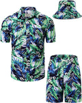 Men's Hawaiian Shirt and Shorts Set by TUNEVUSE for Sunny Adventures