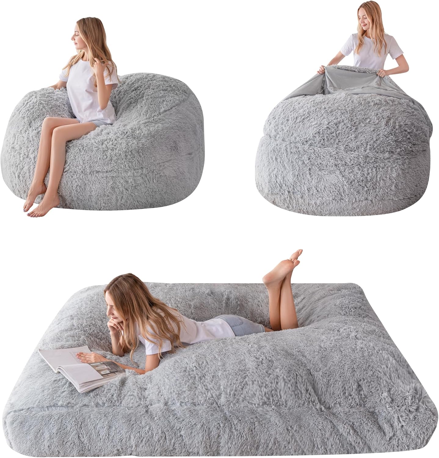 MAXYOYO Giant Bean Bag Chair Bed: Comfort and Versatility Combined