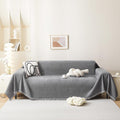 MEETSKY Couch Covers for 2 Cushion Sofa - Thick Soft Chenille