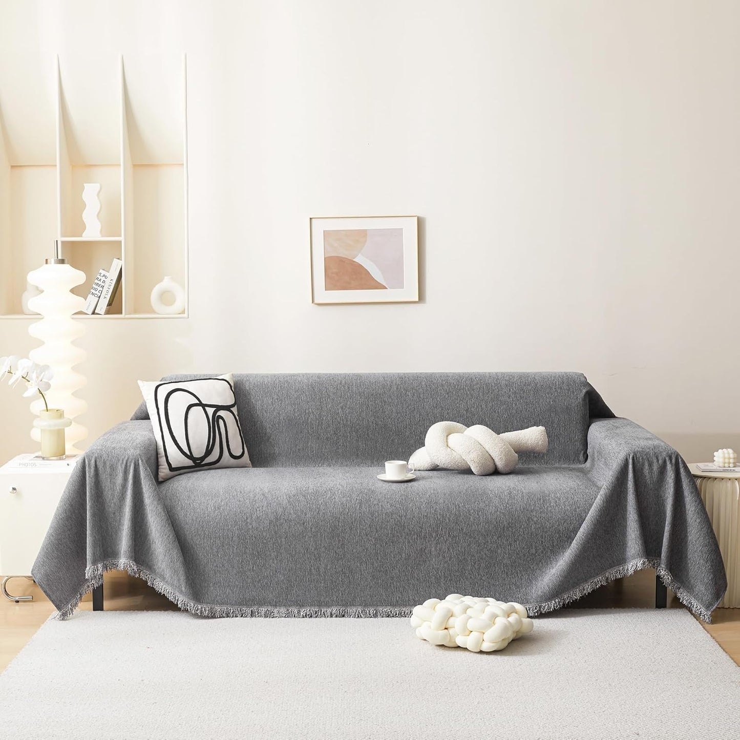 MEETSKY Couch Covers for Sofa Washable, Pet Friendly Design