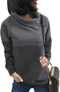 Women Quilted Pattern Lightweight Zipper Sweatshirt - Casual Comfort 3
