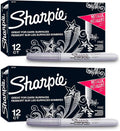 Sharpie Metallic Permanent Markers Fine Point Silver, 12 Count - 2