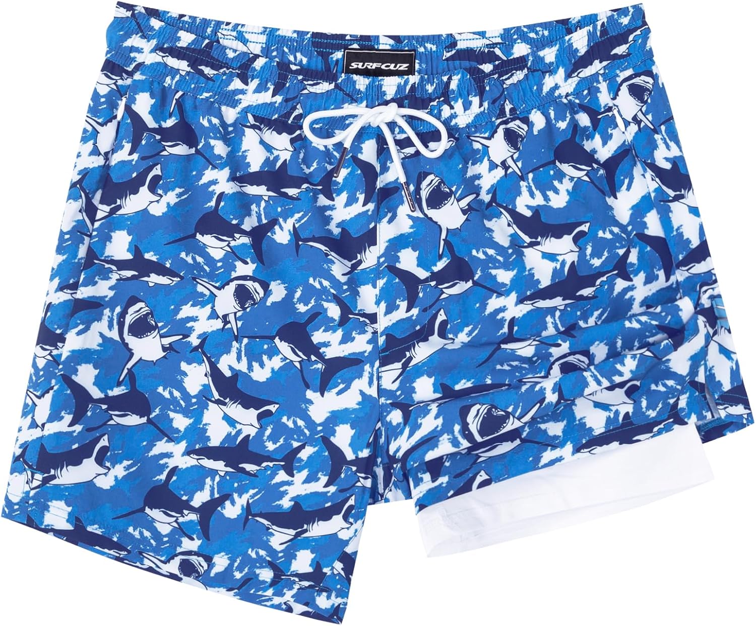 Mens Swim Trunks with Compression Liner for Ultimate Comfort
