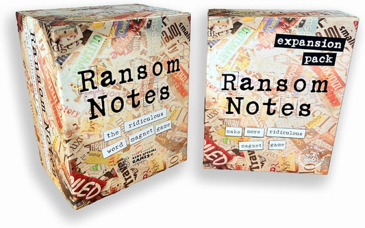 Ransom Notes Hilarious Word Magnet Party Game for 3+ Players