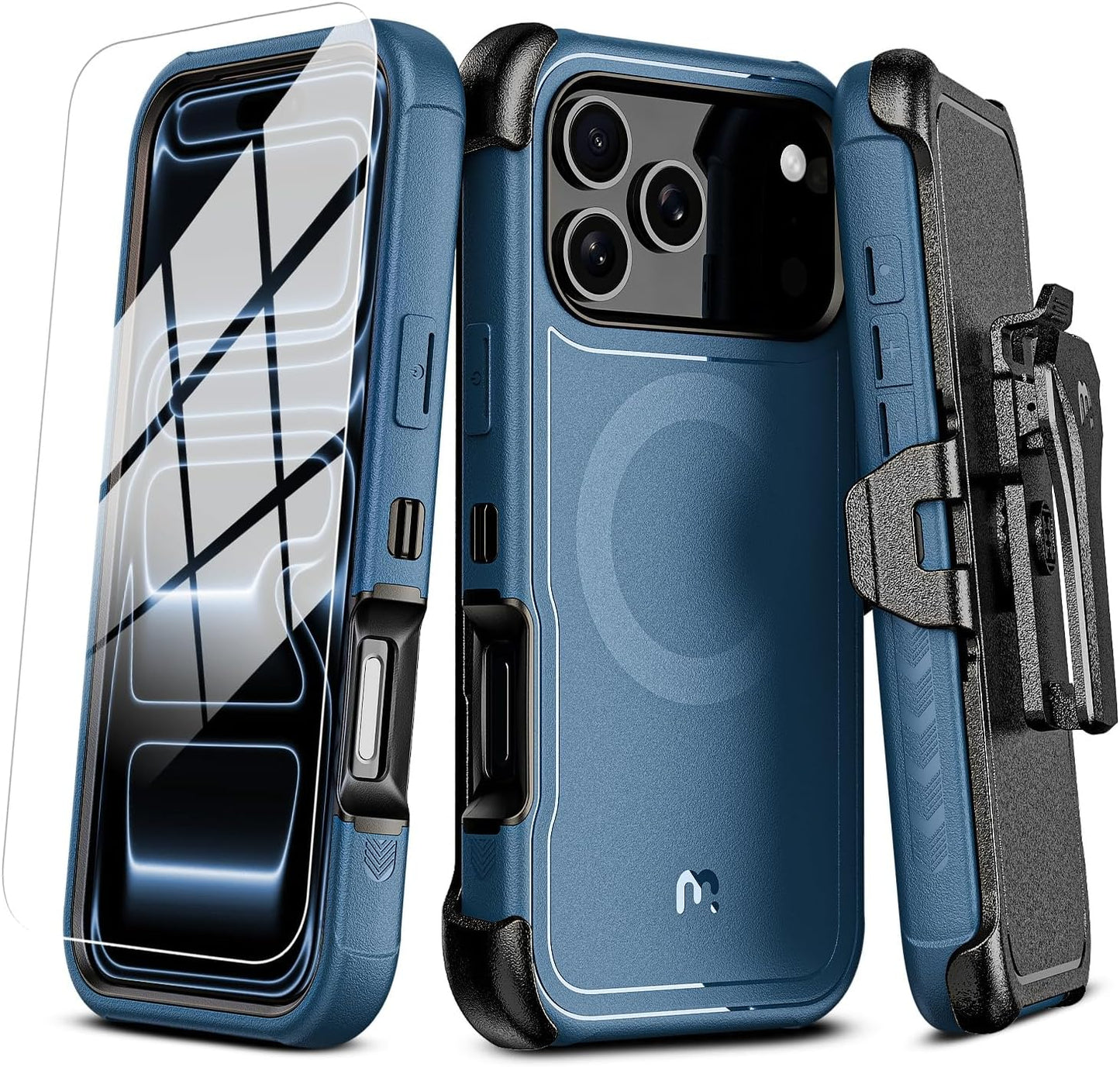 Maverick Series Heavy Duty Case for iPhone 17 Pro Max with Clip