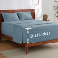 Bedsure Deep Pocket Full Size Bed Sheets Set - Cooling Comfort