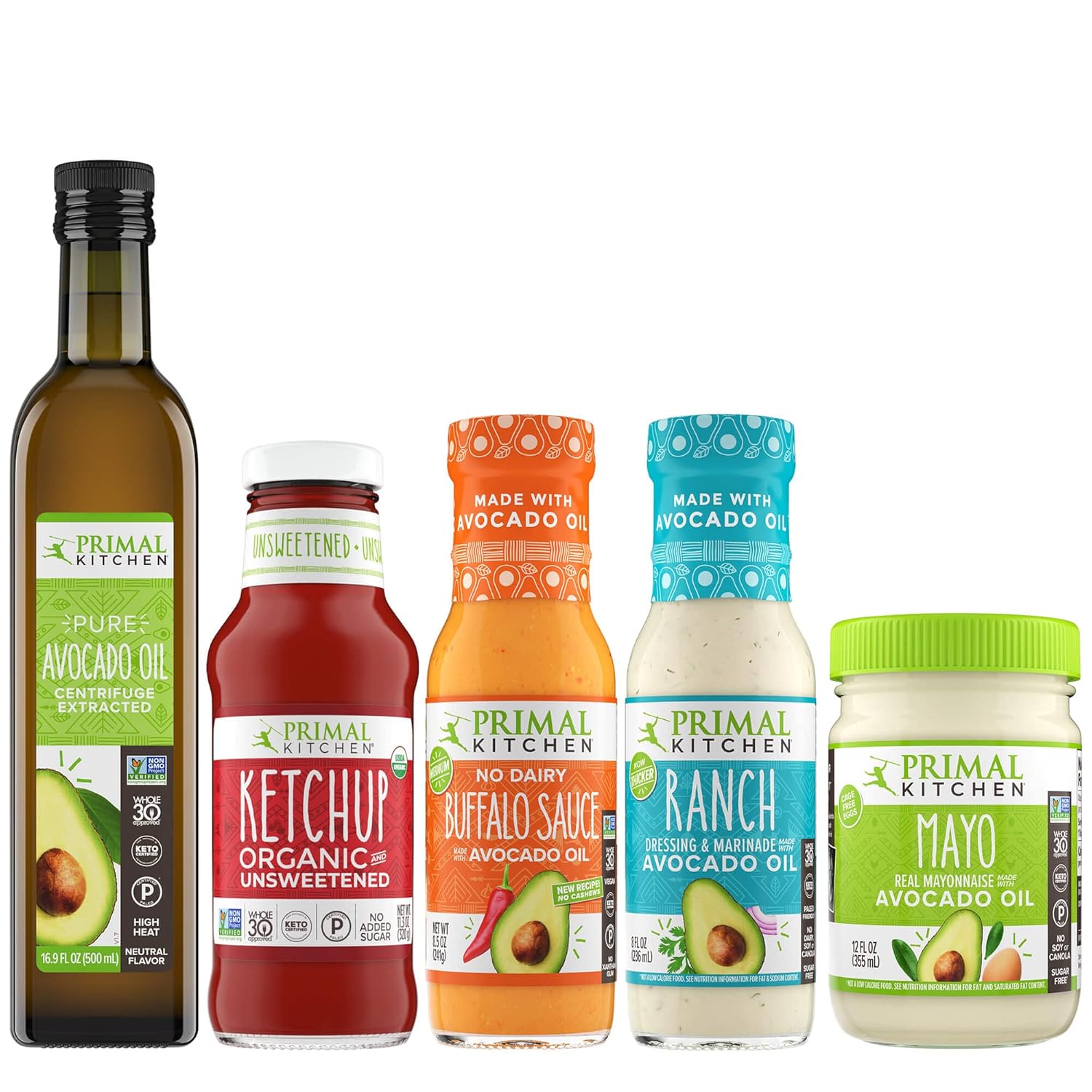 Primal Kitchen Avocado Oil Condiment Starter Kit for Flavor Lovers