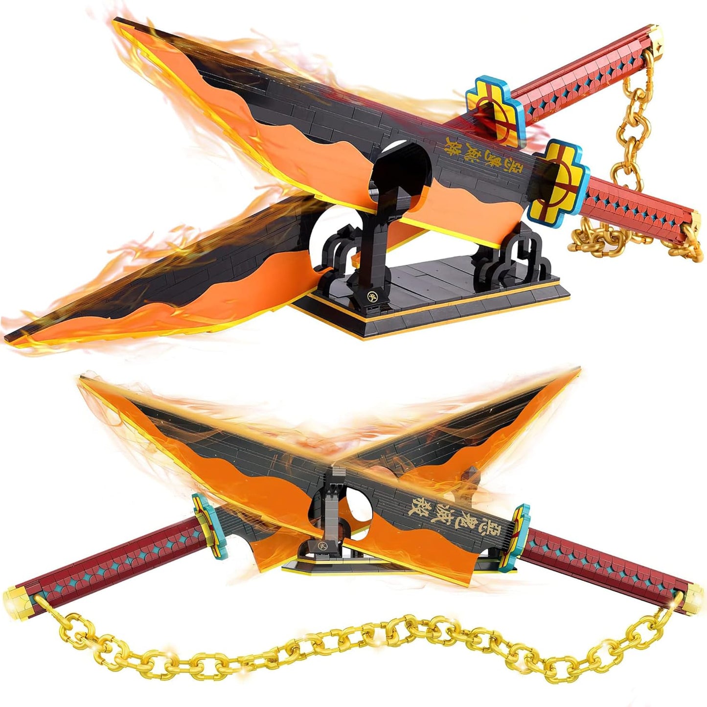1478pcs Samurai Sword Building Block Model Set for Collectors