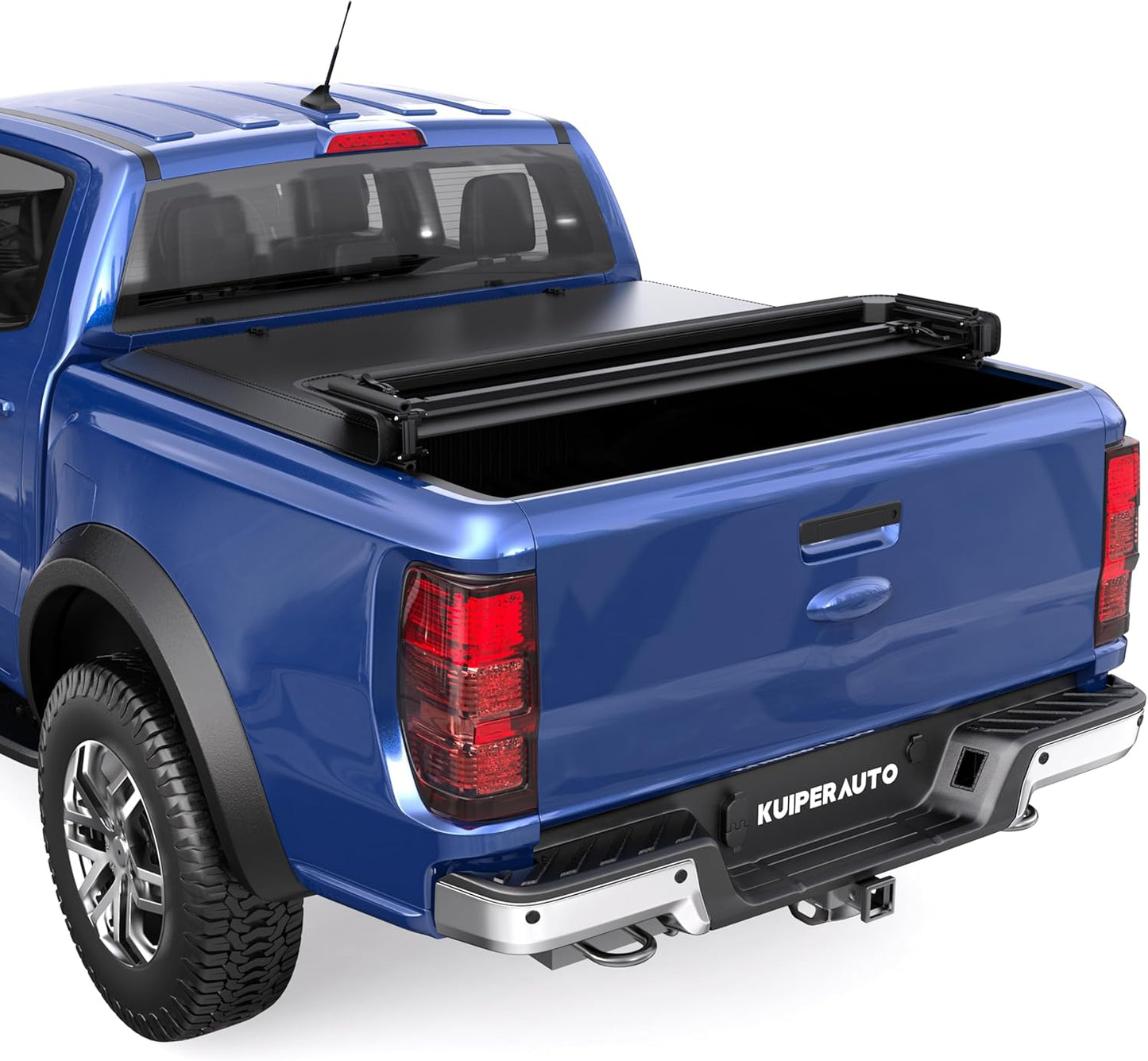 Tri 3-Fold Soft Folding Truck Bed Tonneau Cover for Ford Ranger