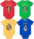 Harry Potter Baby 4 Pack Bodysuits Newborn to Infant - Soft 4-Pack
