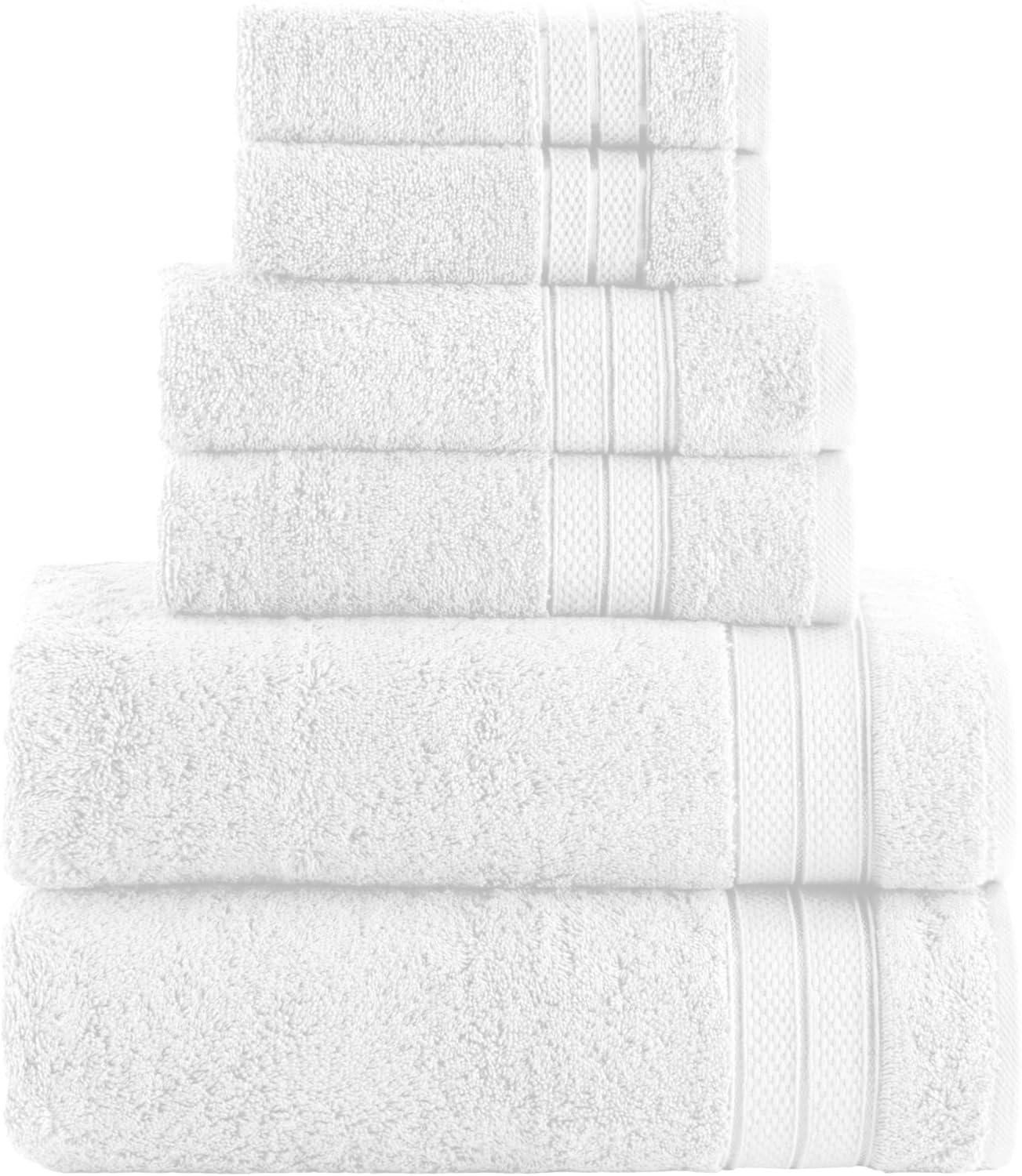 Elegant Comfort Luxury 6-Piece Towel Set in Premium Turkish Cotton