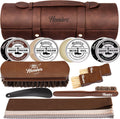 Henviro Leather Shoe Polish Kit - Complete Travel Shoe Care Kit